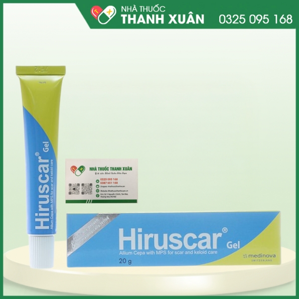 Gel Hiruscar - Hỗ trợ ngăn ngừa hình thành sẹo và giúp làm giảm mờ sẹo